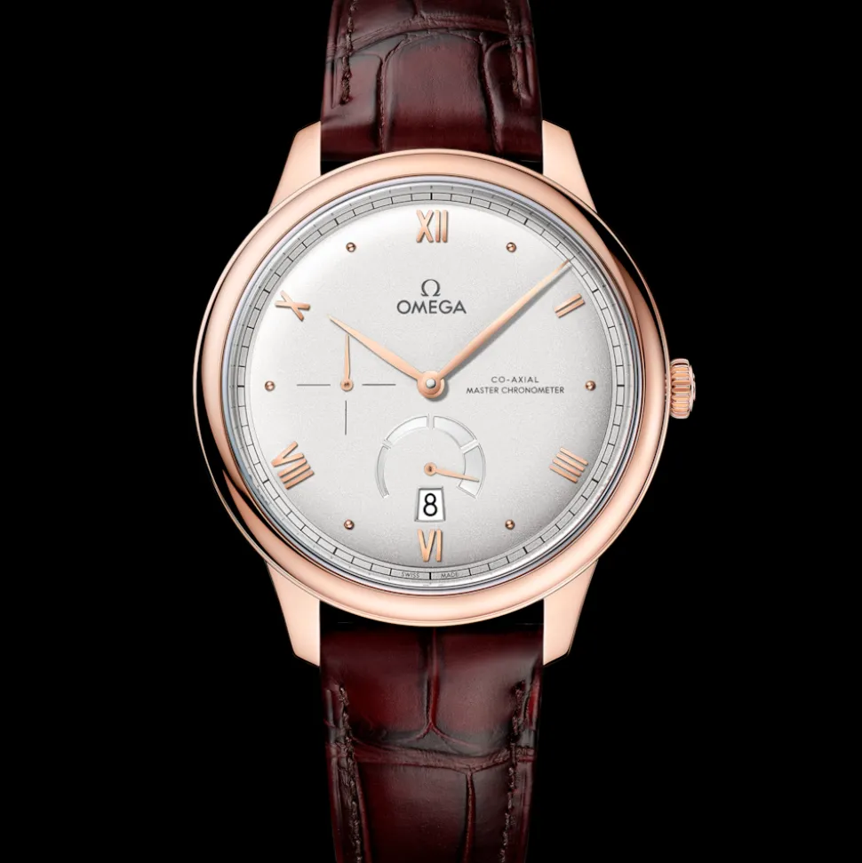 41 mm, Sedna™ gold on leather strap