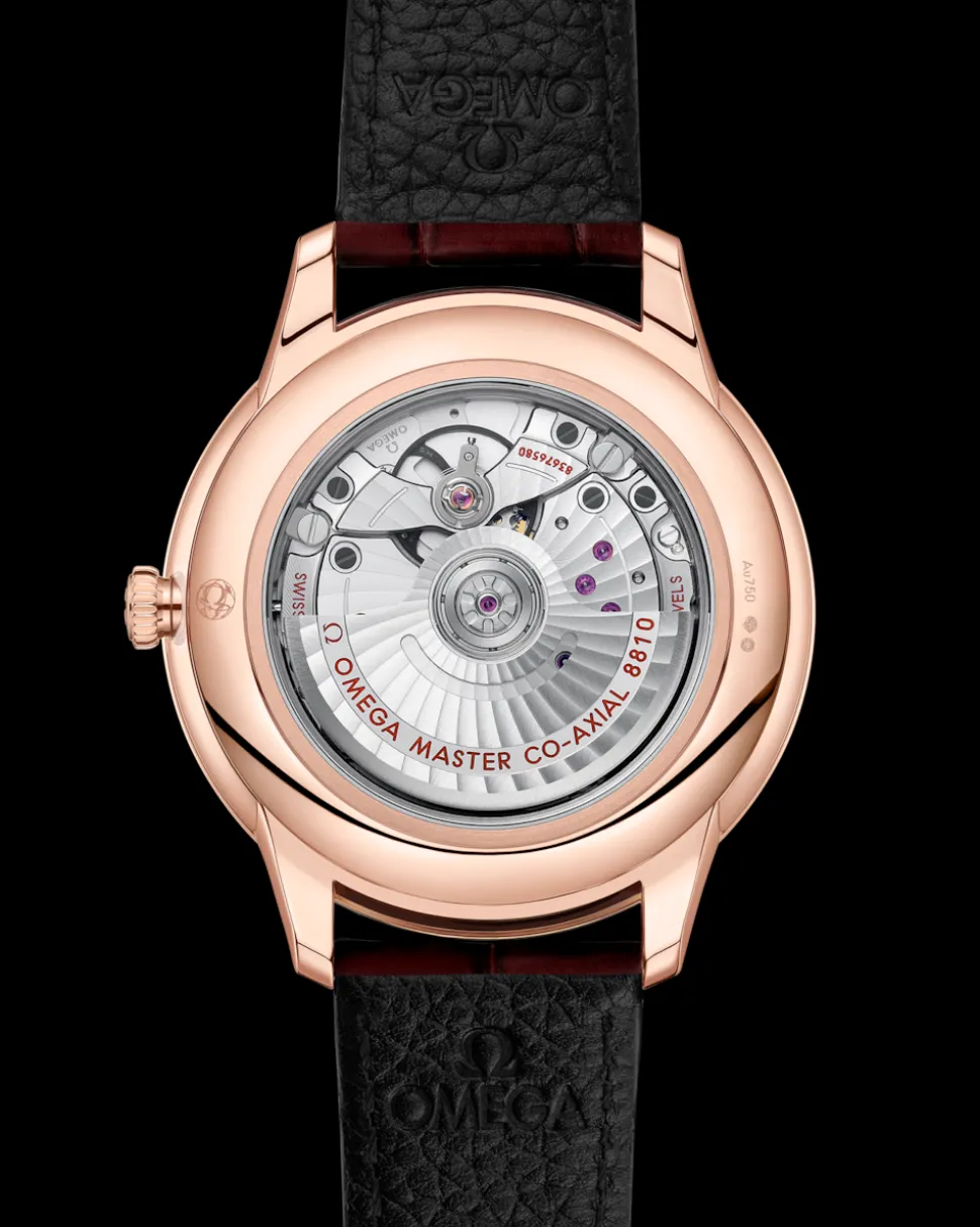 41 mm, Sedna™ gold on leather strap