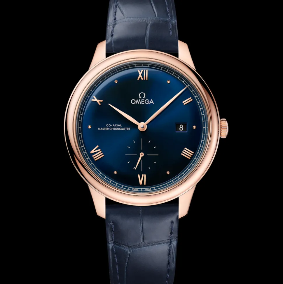 41 mm, Sedna™ gold on leather strap
