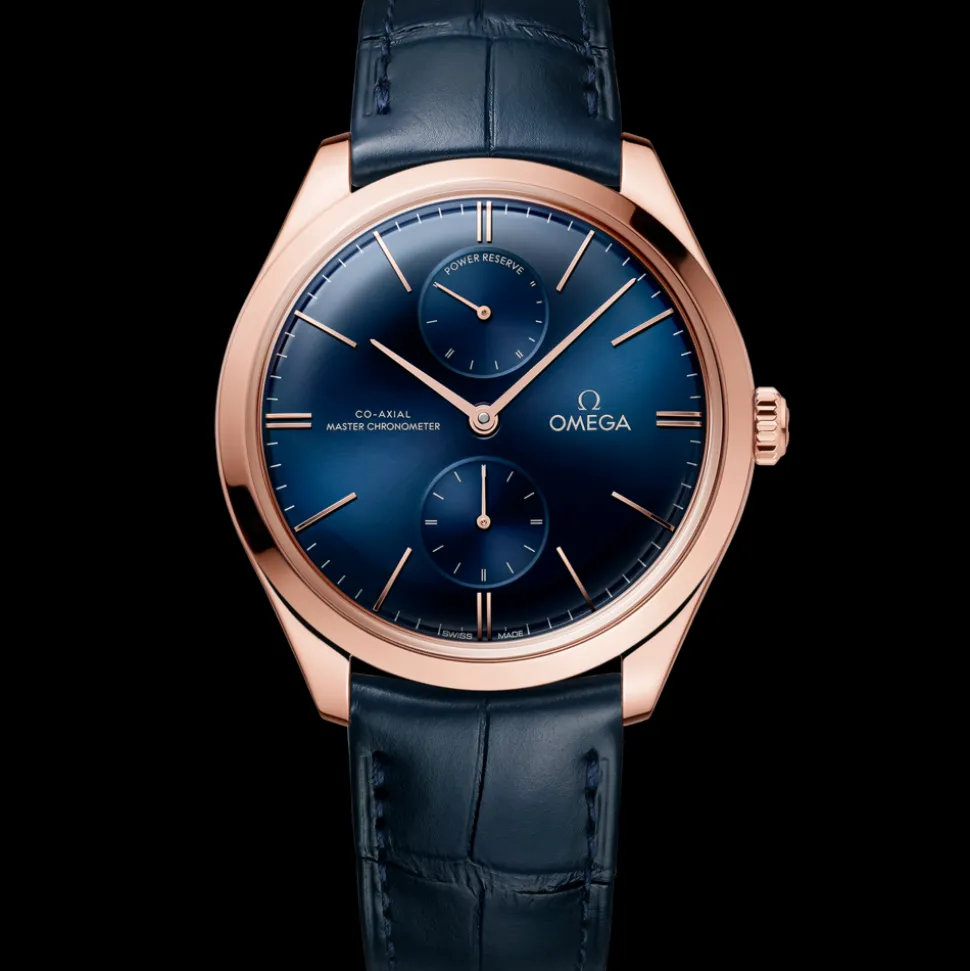 40 mm, Sedna™ gold on leather strap