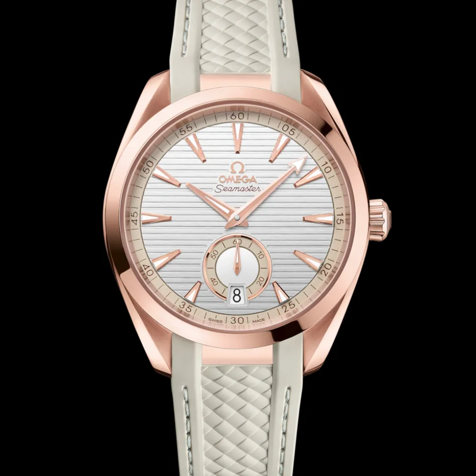 41 mm, Sedna™ gold on rubber strap