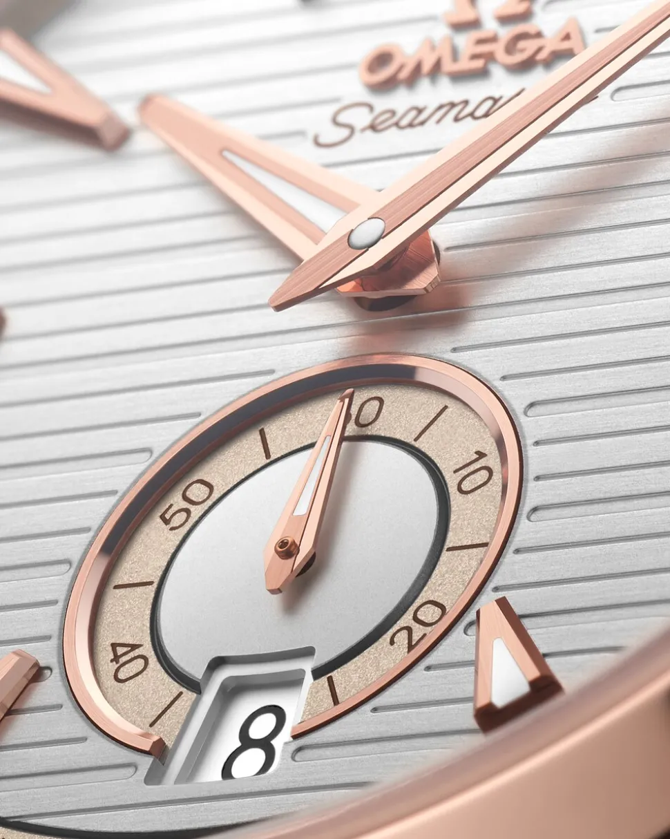 41 mm, Sedna™ gold on rubber strap