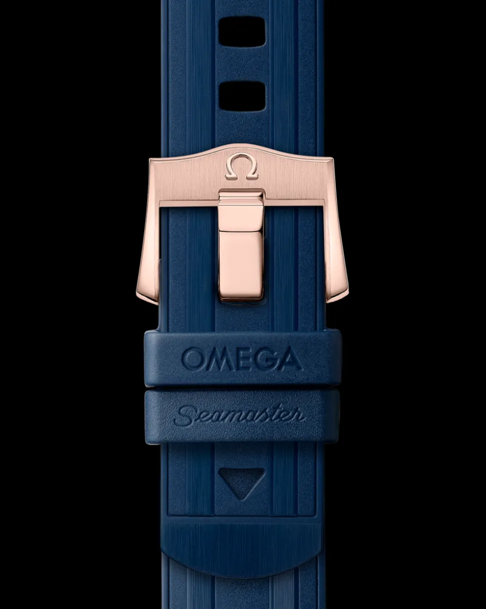 42 mm, Sedna™ gold on rubber strap