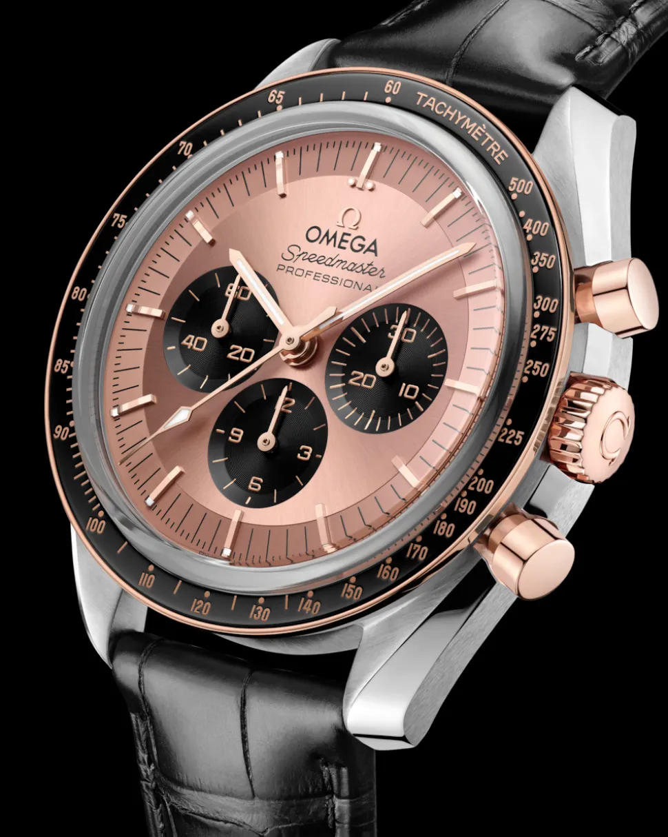 42 mm, steel ‑ Sedna™ gold on alligator