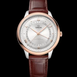 42 mm, steel ‑ Sedna™ gold on alligator