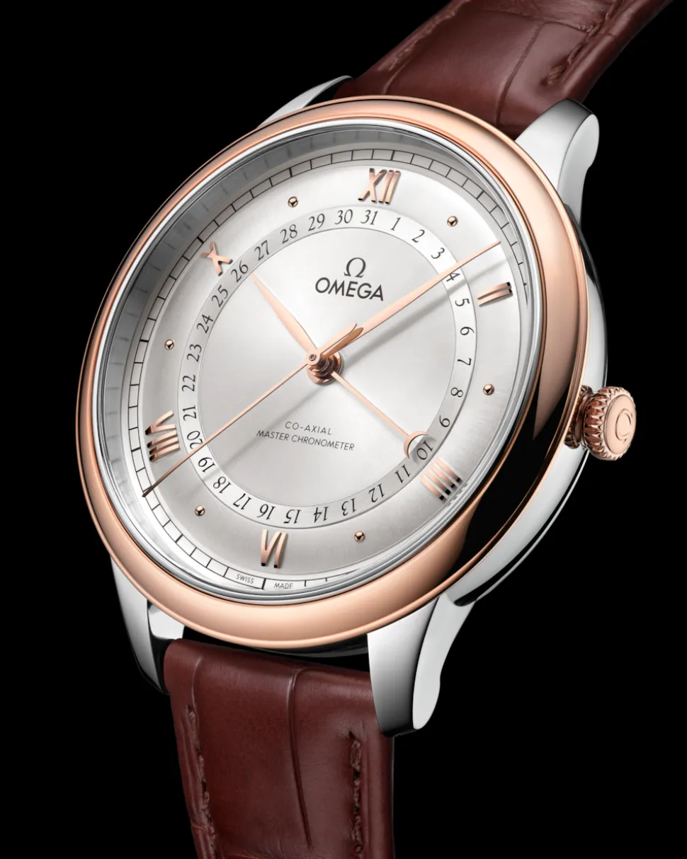 42 mm, steel ‑ Sedna™ gold on alligator