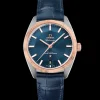 39 mm, steel ‑ Sedna™ gold on leather strap