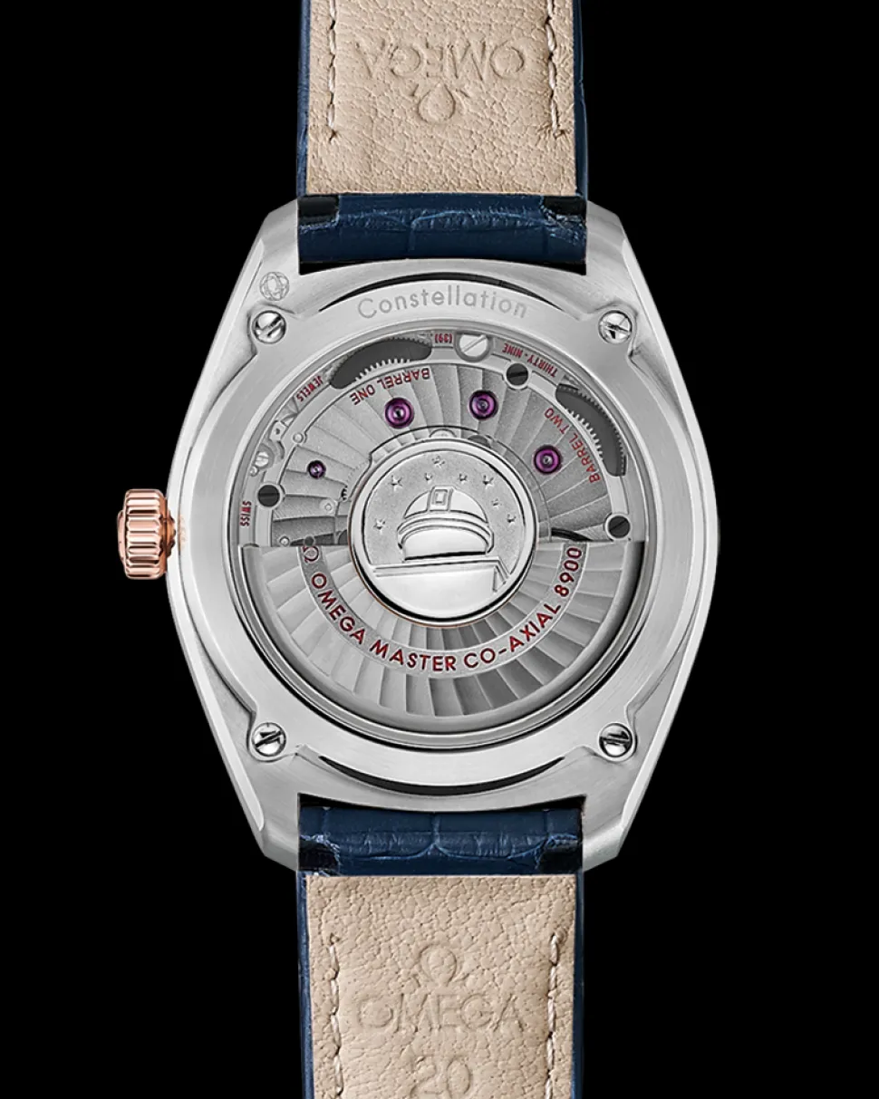 39 mm, steel ‑ Sedna™ gold on leather strap