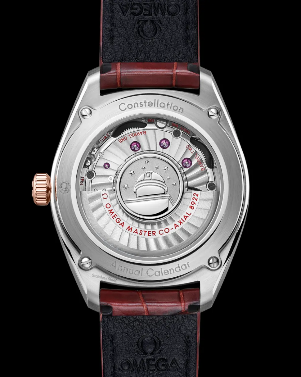 41 mm, steel ‑ Sedna™ gold on leather strap