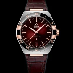 41 mm, steel ‑ Sedna™ gold on leather strap