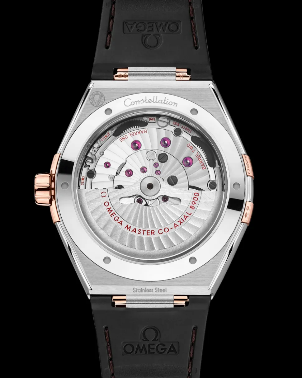 41 mm, steel ‑ Sedna™ gold on leather strap