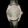 38 mm, steel ‑ Sedna™ gold on leather strap