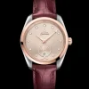 38 mm, steel ‑ Sedna™ gold on leather strap