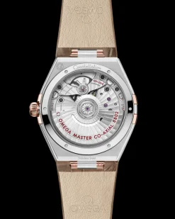 34 mm, steel ‑ Sedna™ gold on leather strap