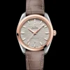 38 mm, steel ‑ Sedna™ gold on leather strap