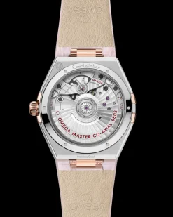 34 mm, steel ‑ Sedna™ gold on leather strap