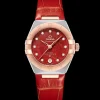 29 mm, steel ‑ Sedna™ gold on leather strap