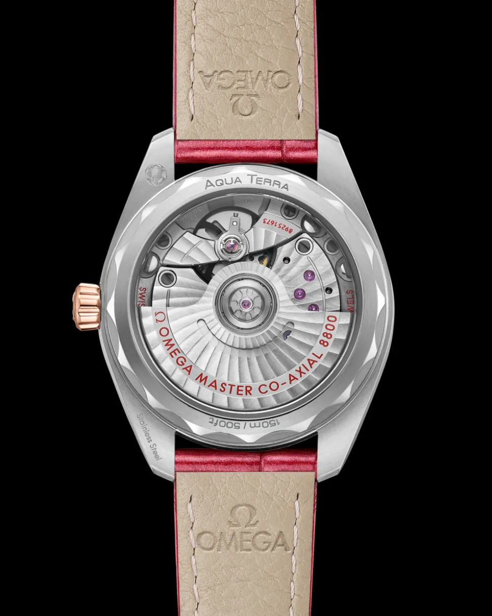 34 mm, steel ‑ Sedna™ gold on leather strap