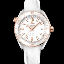 39.5 mm, steel ‑ Sedna™ gold on leather strap with rubber lining