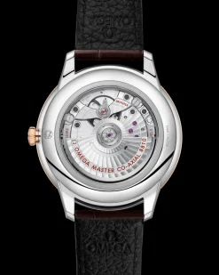 41 mm, steel ‑ Sedna™ gold on leather strap
