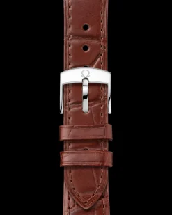 41 mm, steel ‑ Sedna™ gold on leather strap