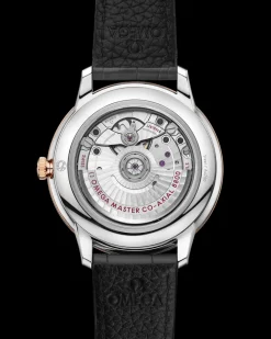 40 mm, steel ‑ Sedna™ gold on leather strap