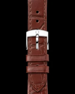 40 mm, steel ‑ Sedna™ gold on leather strap