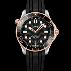 42 mm, steel ‑ Sedna™ gold on rubber strap