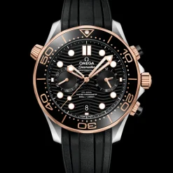 44 mm, steel ‑ Sedna™ gold on rubber strap