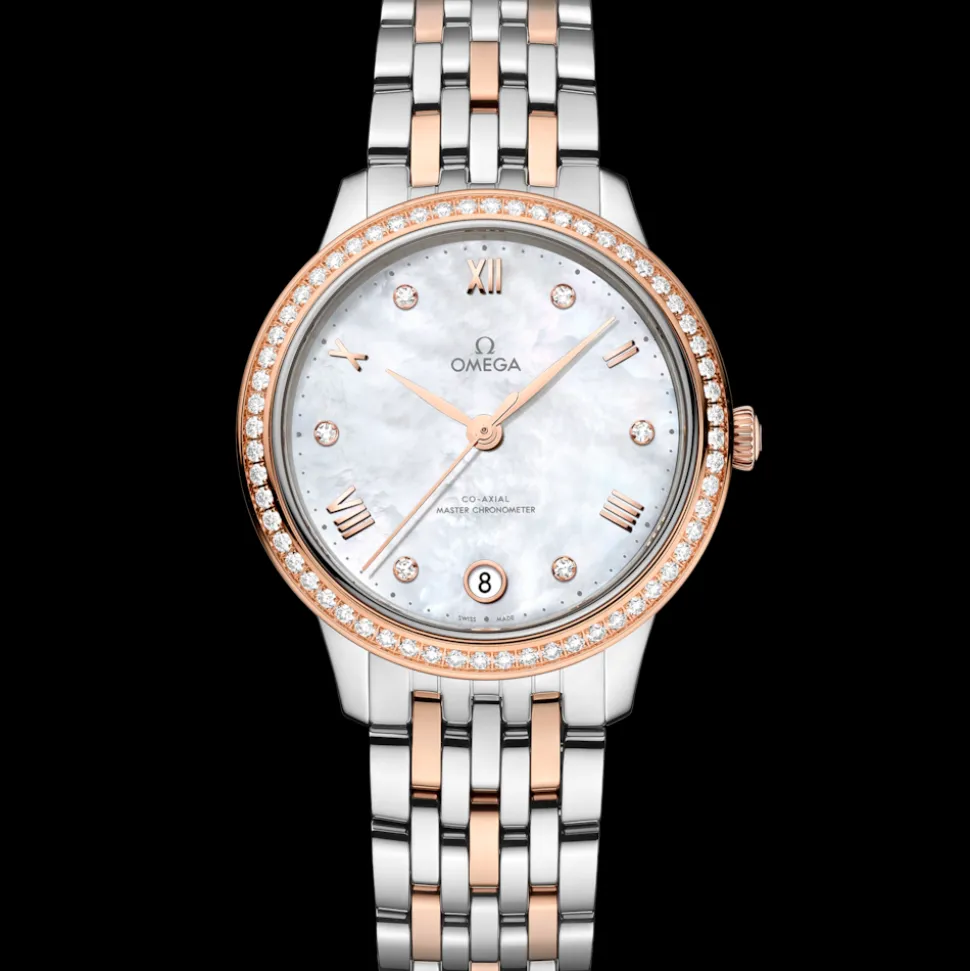 34 mm, steel ‑ Sedna™ gold on steel ‑ Sedna™ gold