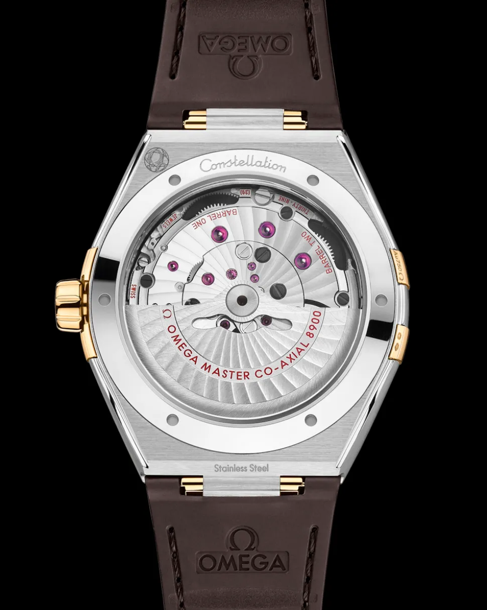 41 mm, steel ‑ yellow gold on leather strap