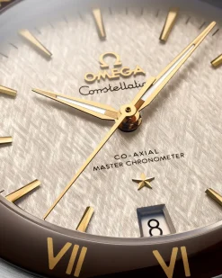 41 mm, steel ‑ yellow gold on leather strap
