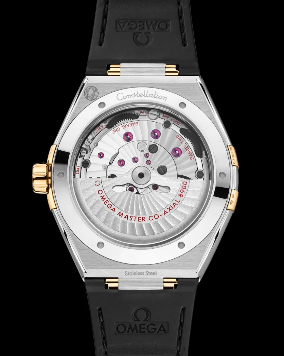 41 mm, steel ‑ yellow gold on leather strap