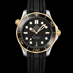 42 mm, steel ‑ yellow gold on rubber strap