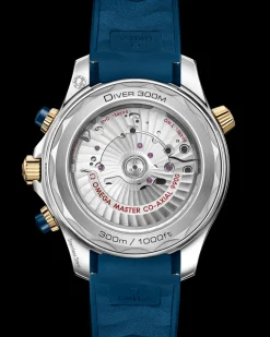 44 mm, steel ‑ yellow gold on rubber strap