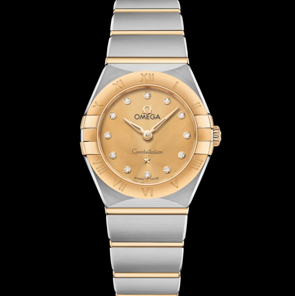 25 mm, steel ‑ yellow gold on steel ‑ yellow gold