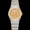 25 mm, steel ‑ yellow gold on steel ‑ yellow gold