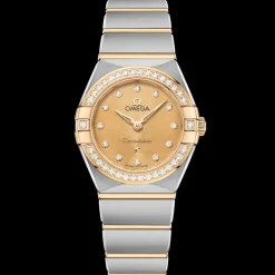 25 mm, steel ‑ yellow gold on steel ‑ yellow gold