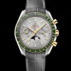 44.25 mm, steel ‑ yellow gold on leather strap