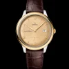 41 mm, steel ‑ yellow gold on leather strap