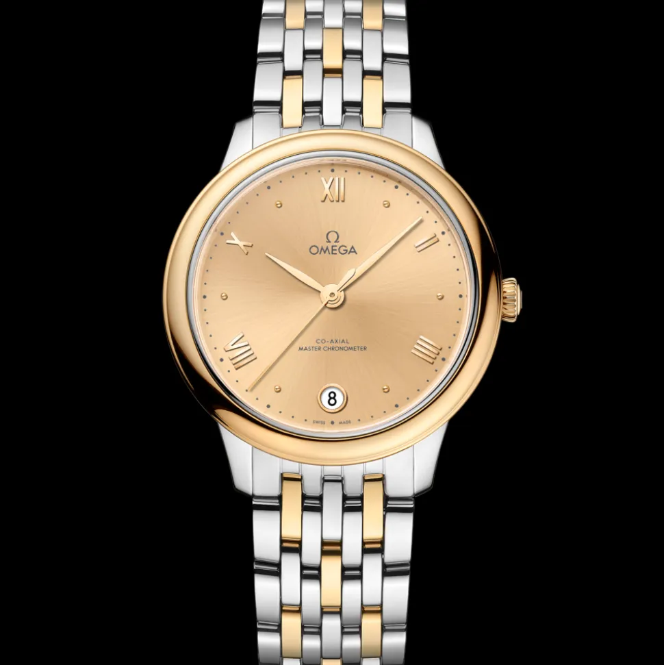 34 mm, steel ‑ yellow gold on steel ‑ yellow gold