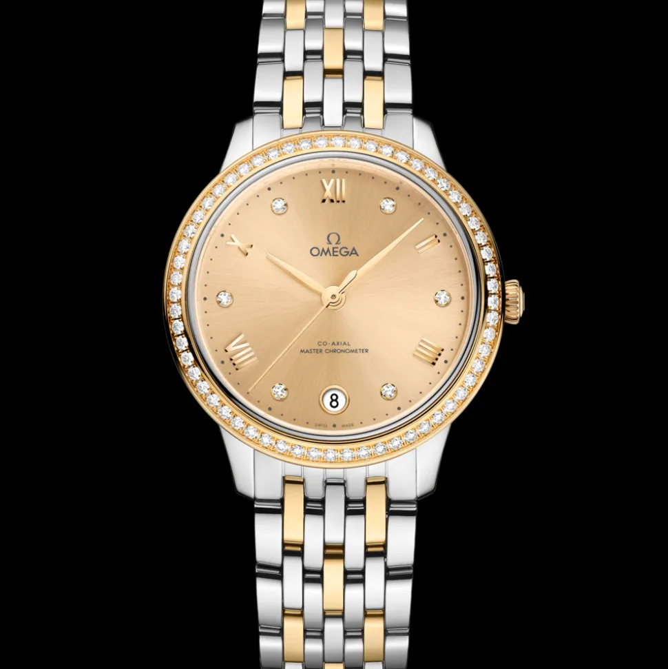 34 mm, steel ‑ yellow gold on steel ‑ yellow gold