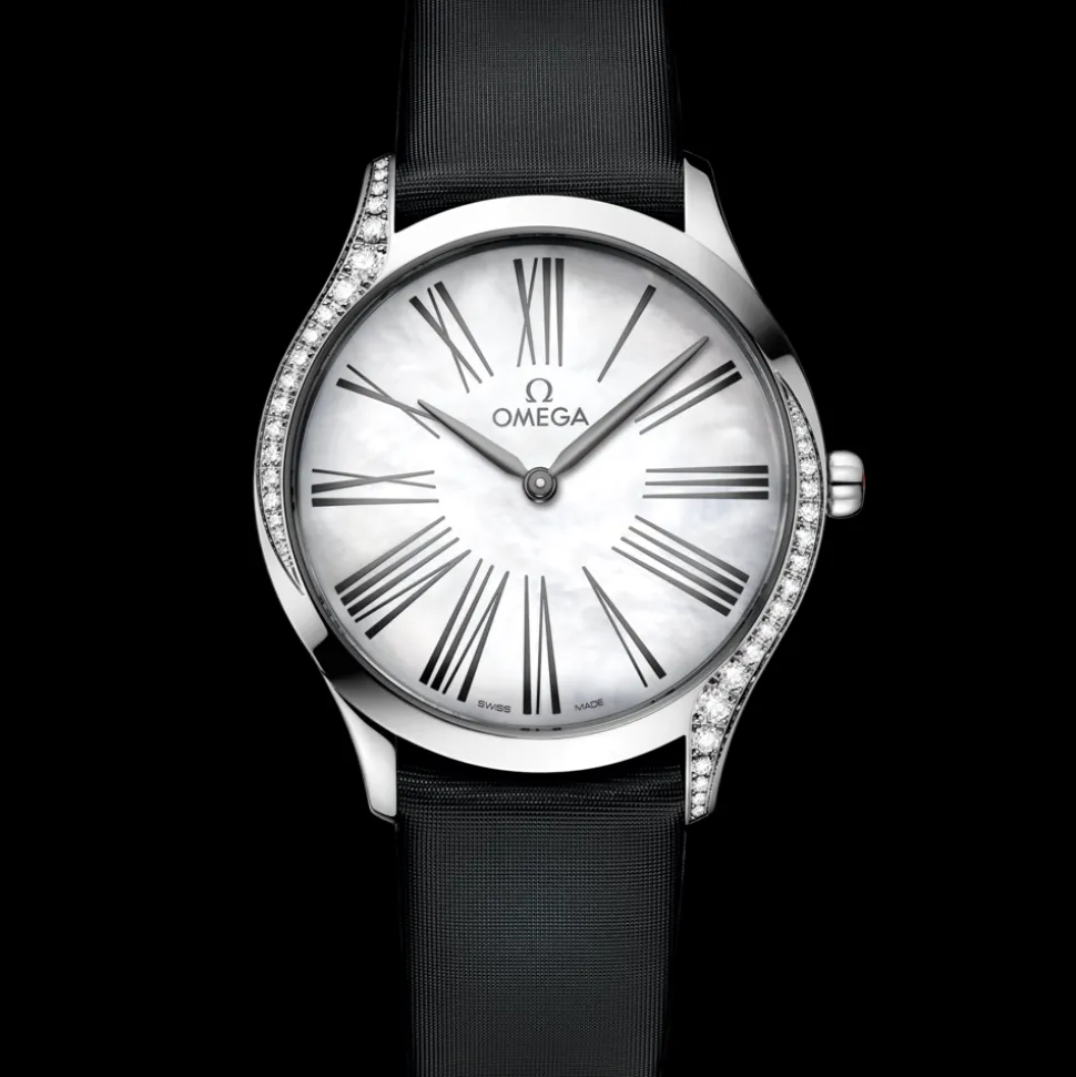 36 mm, steel on fabric strap