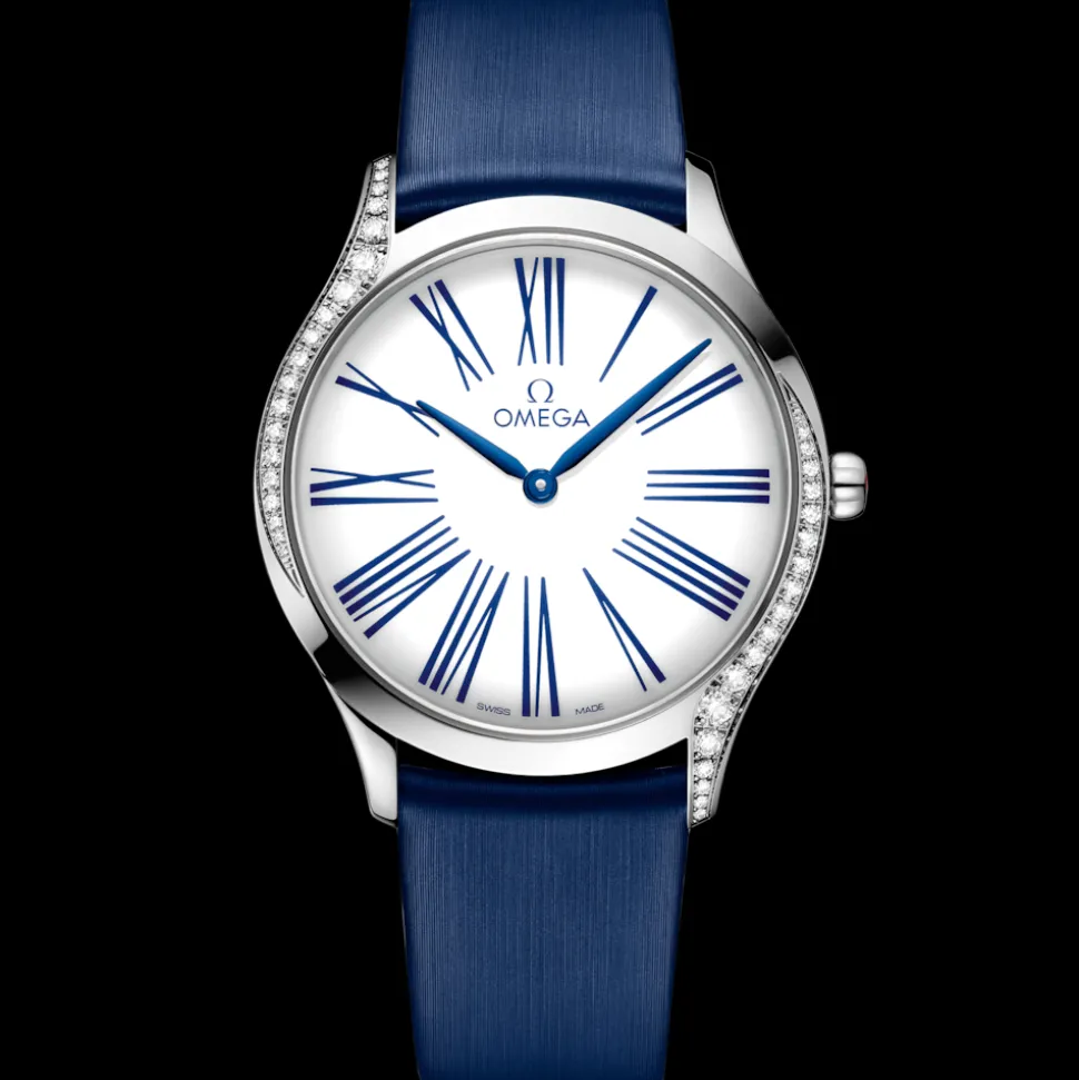 36 mm, steel on fabric strap