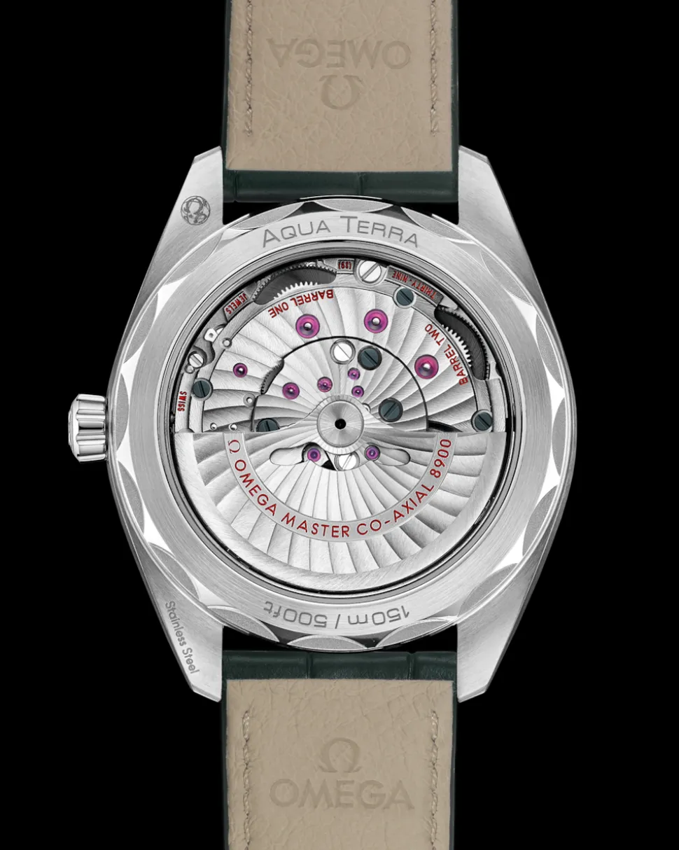 41 mm, steel on leather strap