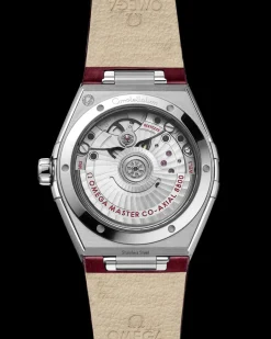 36 mm, steel on leather strap