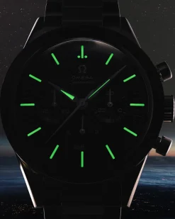 39.7 mm, steel on leather strap