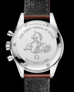 39.7 mm, steel on leather strap