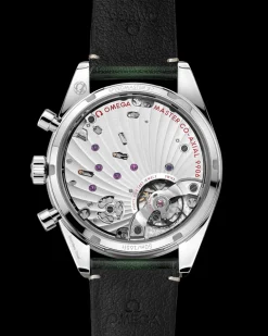 40.5 mm, steel on leather strap
