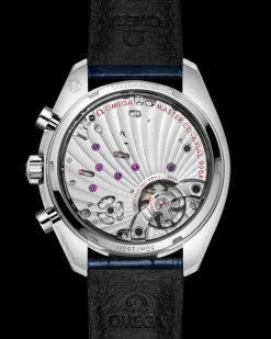 43 mm, steel on leather strap